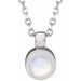 Bezel-Set Necklace or Pendant
