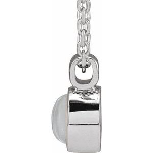 Bezel-Set Necklace or Pendant