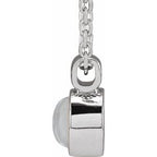 Bezel-Set Necklace or Pendant