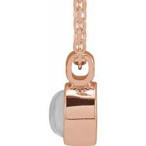 Bezel-Set Necklace or Pendant