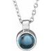 Bezel-Set Necklace or Pendant