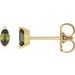 Solitaire V-Prong Stud Earrings