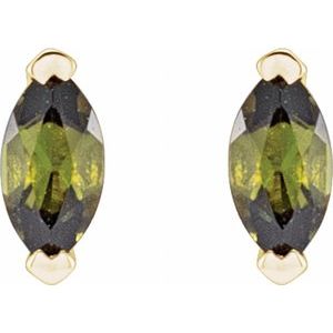 Solitaire V-Prong Stud Earrings