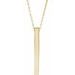 Engravable Bar Necklace or Pendant