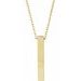Engravable Bar Necklace or Pendant