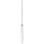 Engravable Bar Necklace or Pendant