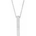 Engravable Bar Necklace or Pendant