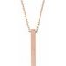 Engravable Bar Necklace or Pendant