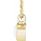 Bezel-Set Necklace or Pendant