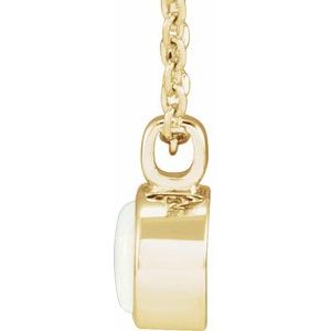 Bezel-Set Necklace or Pendant