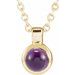 Bezel-Set Necklace or Pendant
