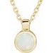Bezel-Set Necklace or Pendant