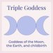 Triple Goddess Necklace