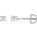 Round 4-Prong Stud Earrings