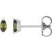 Solitaire V-Prong Stud Earrings