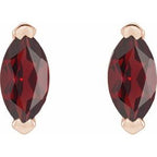 Solitaire V-Prong Stud Earrings