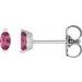 Solitaire V-Prong Stud Earrings