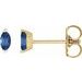 Solitaire V-Prong Stud Earrings