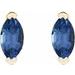Solitaire V-Prong Stud Earrings