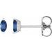Solitaire V-Prong Stud Earrings