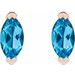 Solitaire V-Prong Stud Earrings