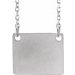Engravable Geometric Necklace