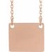 Engravable Geometric Necklace