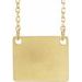 Engravable Geometric Necklace