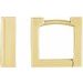 Square Huggie Hoop Earrings