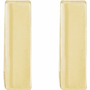Square Huggie Hoop Earrings