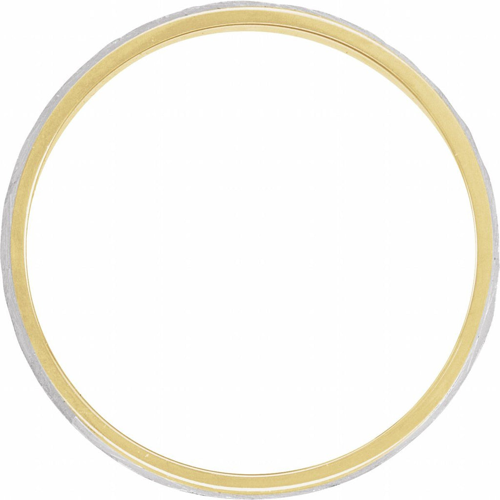 Stepped-Edge Inlay Flat Band