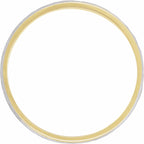 Stepped-Edge Inlay Flat Band