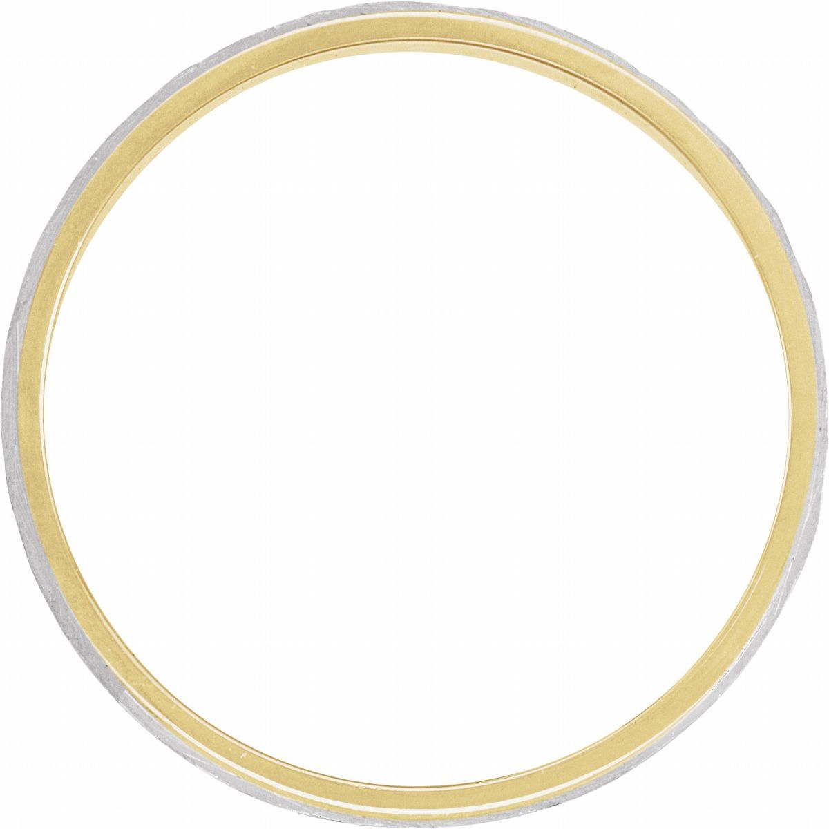 Stepped-Edge Inlay Flat Band