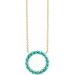 Cabochon Circle Necklace or Center