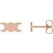 Petite Triple Goddess Earrings