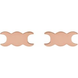 Petite Triple Goddess Earrings