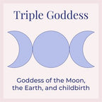 Petite Triple Goddess Earrings