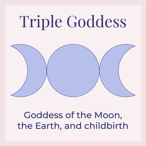 Petite Triple Goddess Earrings