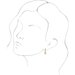 Cross Hoop Earrings