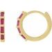 Baguette Huggie Earrings