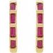 Baguette Huggie Earrings