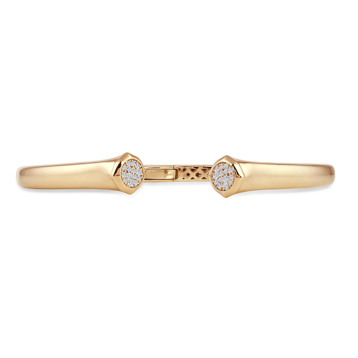 Signature Diamond Pave Cuff - 14K Yellow Gold image