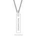 Engravable Bar Necklace or Pendant