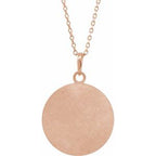 Live, Love, or Hope Disc Necklace or Pendant