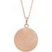 Live, Love, or Hope Disc Necklace or Pendant