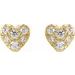 Cluster Heart Earrings