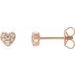 Cluster Heart Earrings