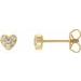 Cluster Heart Earrings
