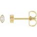 Marquise Bezel-Set Stud Earrings