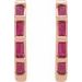 Baguette Huggie Earrings